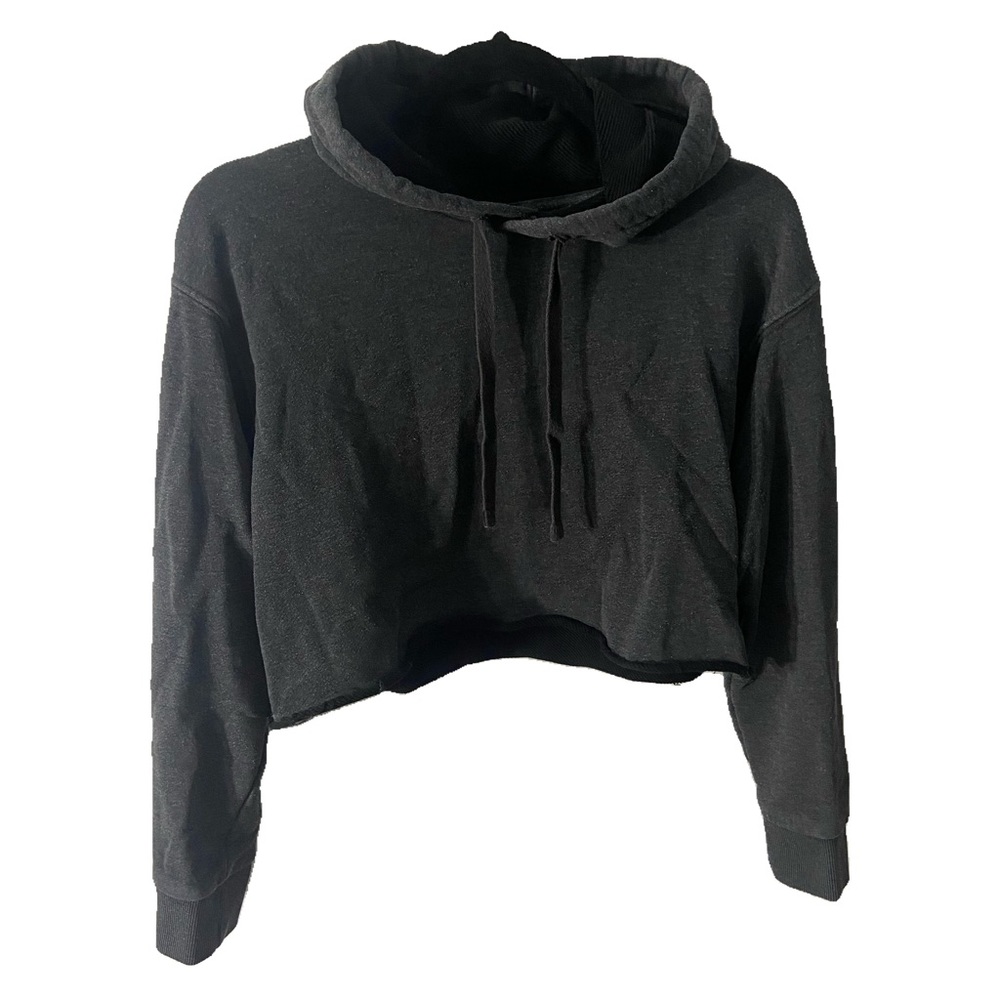 H&M Basic Gray Cropped Hoodie